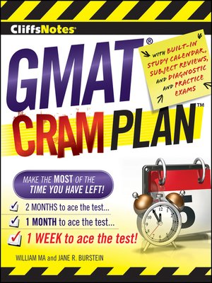 cover image of CliffsNotes GMAT Cram Plan